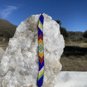 Pulsera Azul - Arte Amazónico