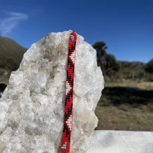 Pulsera Roja - Arte Amazónico